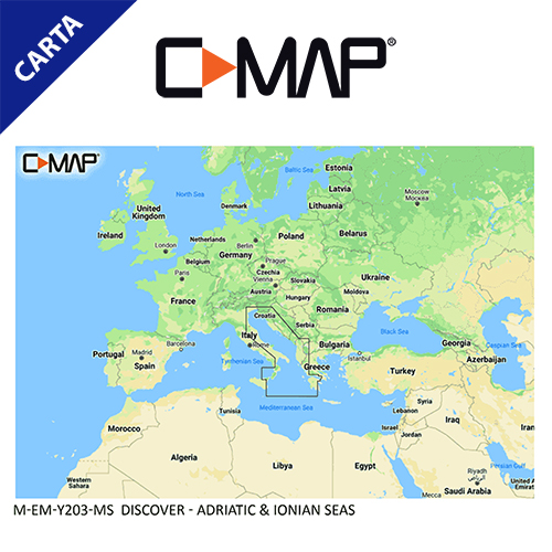 C MAP DISCOVER M EM Y203 MS Adriatic Ionian SeasMejor Precio